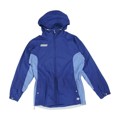 Blue Color Block Rain Jacket
