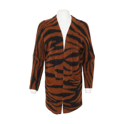 Brown Animal Print Cardigan Sweater