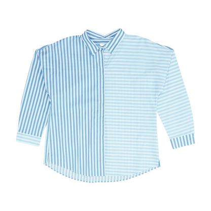 Blue Striped Button Down