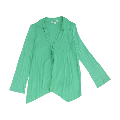 Green Button Down
