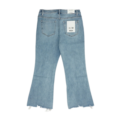 Blue Wide Leg Jeans