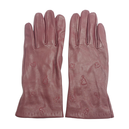 Red Leather Gloves