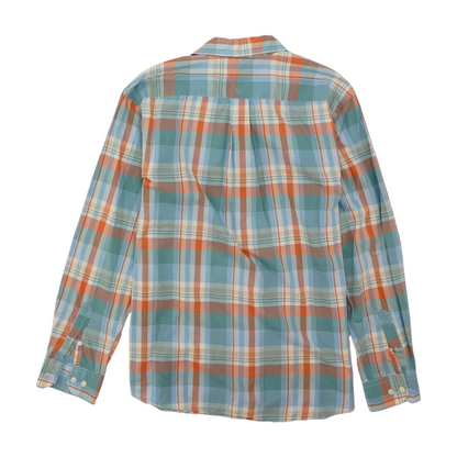 Multi Plaid Long Sleeve Button Down