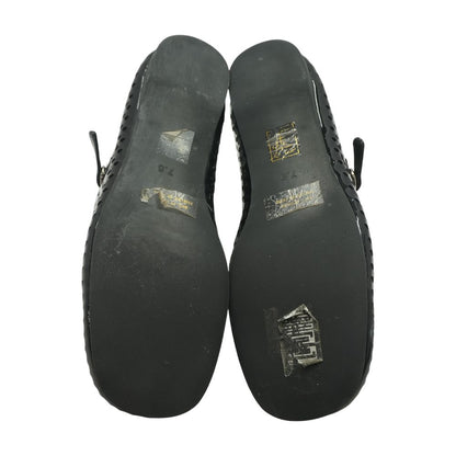 Black Mary Jane Flats