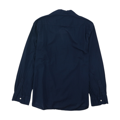 Navy Button Down