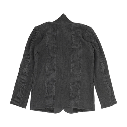 Charcoal Solid Blazer