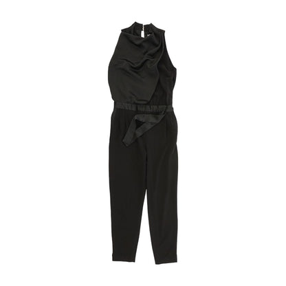 Black Solid Jumpsuit