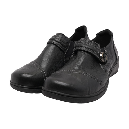 Black Slip-On Flats