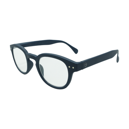 Navy Round Reading Glasses