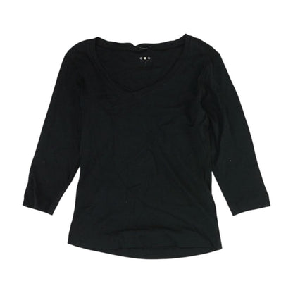 Black Solid T-Shirt