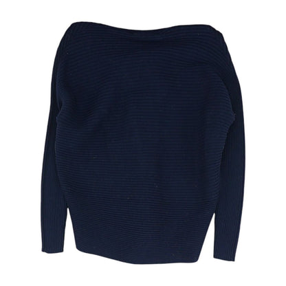 Navy Solid Sweater
