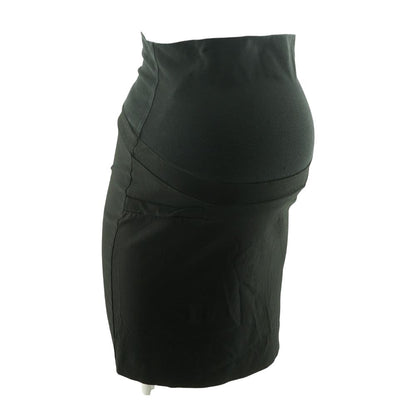 Black Maternity Mini Skirt