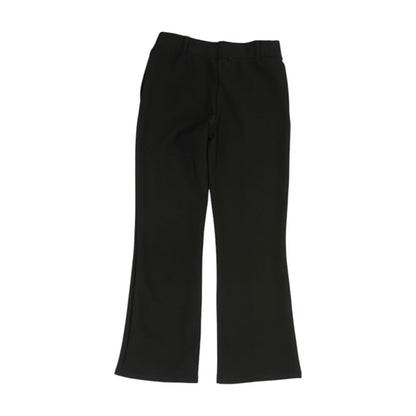 Black Solid Dress Pants