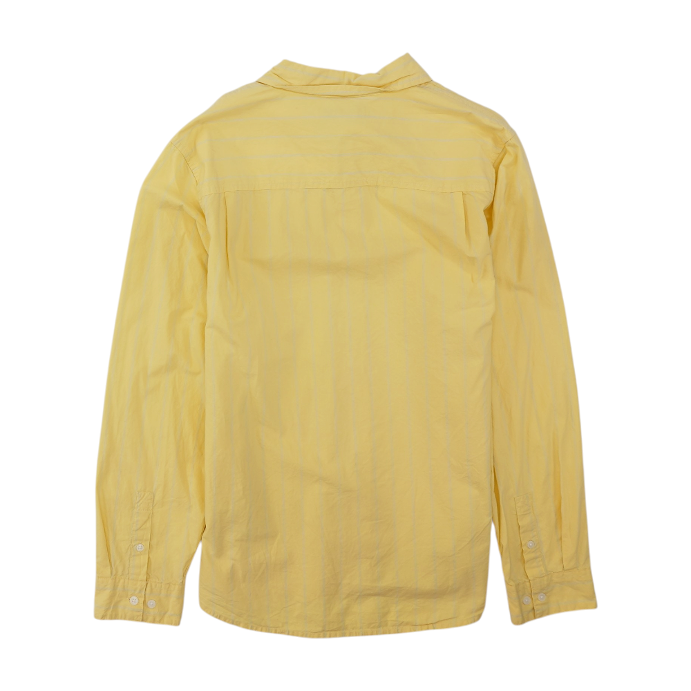 Yellow Striped Long Sleeve Button Down