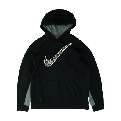 Black Solid Hoodie Pullover