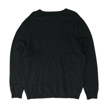Charcoal Solid Pullover Sweater