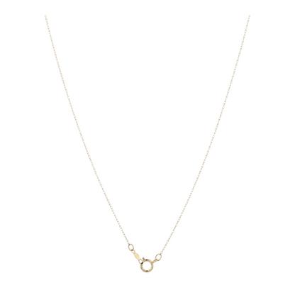 1/10 ctw 10K Yellow Gold Lab Grown Diamond Station Necklace