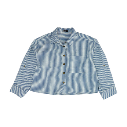 Blue Striped Button Down