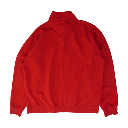 Red Georgia Bulldogs Solid 1/4 Zip Pullover