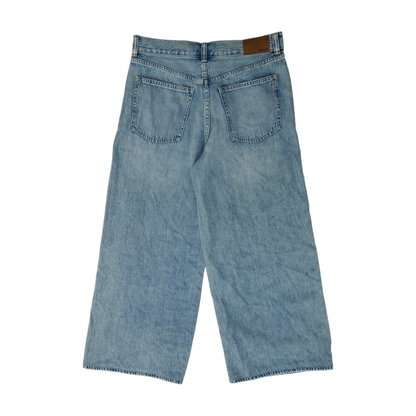 Blue Wide Leg Jeans