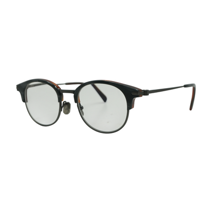 Gray BR0008O Round Prescription Eyewear