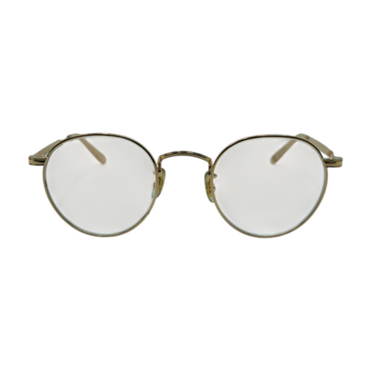 Gold Wilson M Round Prescription Eyewear