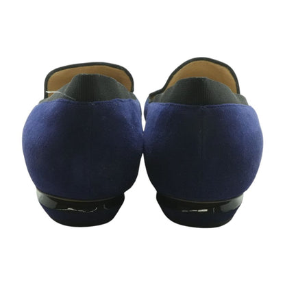 Navy Loafer Flats