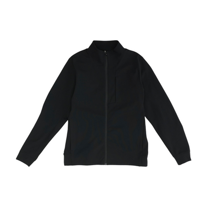 Black Solid Active Jacket