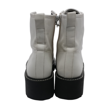 White Ankle Boots