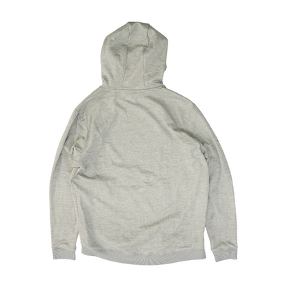 Gray Solid Hoodie Pullover