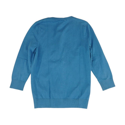 Blue Cardigan Sweater