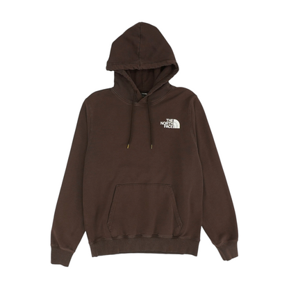 Brown Solid Hoodie Pullover