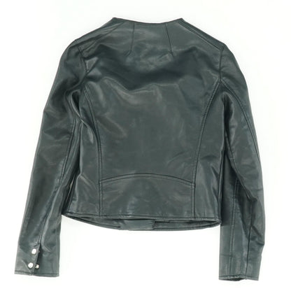 Black Faux Leather Jacket