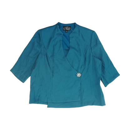 Teal Solid Blazer