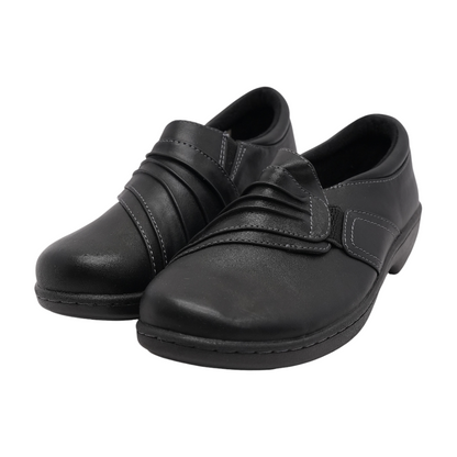 Black Slip-On Flats