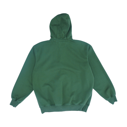 Green Solid 1/4 Zip Pullover