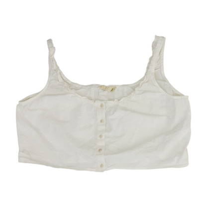 White Cropped Blouse