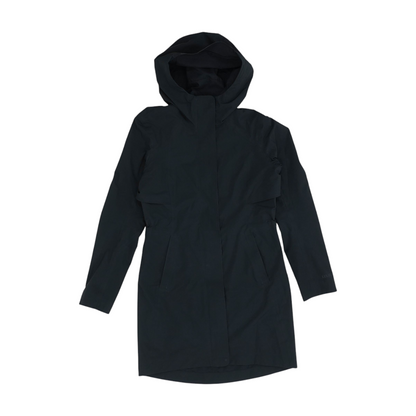 Black Solid Rain Jacket