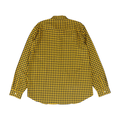 Yellow Check Long Sleeve Button Down