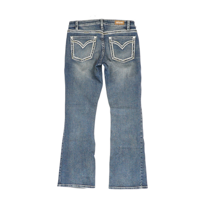 Blue Bootcut Jeans