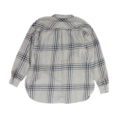 Gray Plaid Button Down