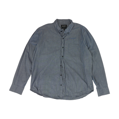 Blue Striped Long Sleeve Button Down