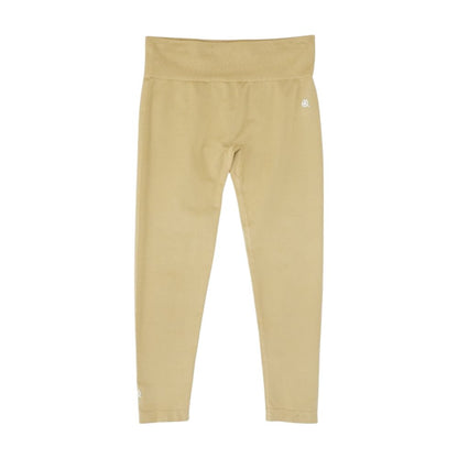 Tan Solid Leggings