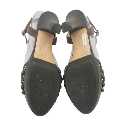 Brown Platform Heels