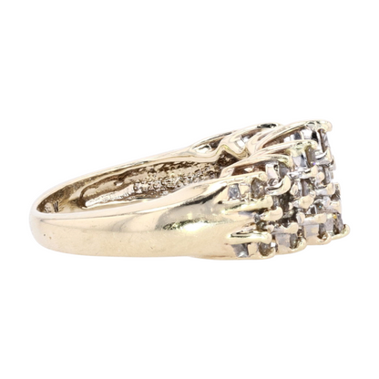 1 ctw 10K Yellow Gold Diamond Fashion Ring
