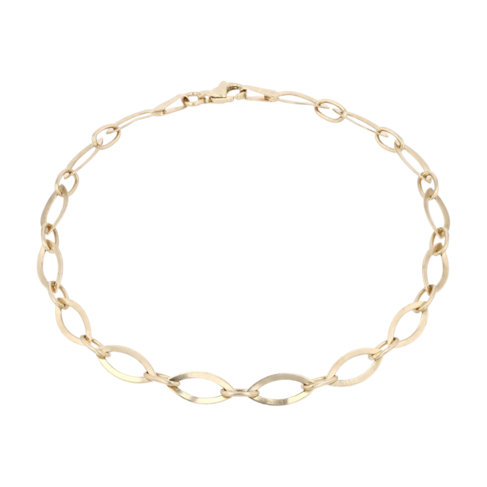 14K Yellow Gold Chain Bracelet
