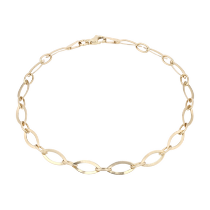 14K Yellow Gold Chain Bracelet