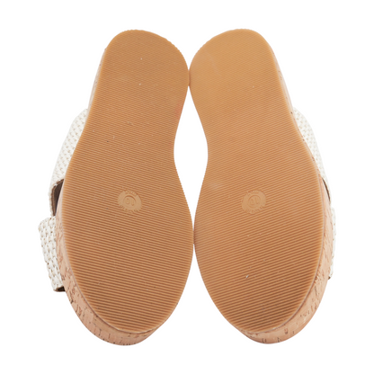 Ivory Flat Sandals