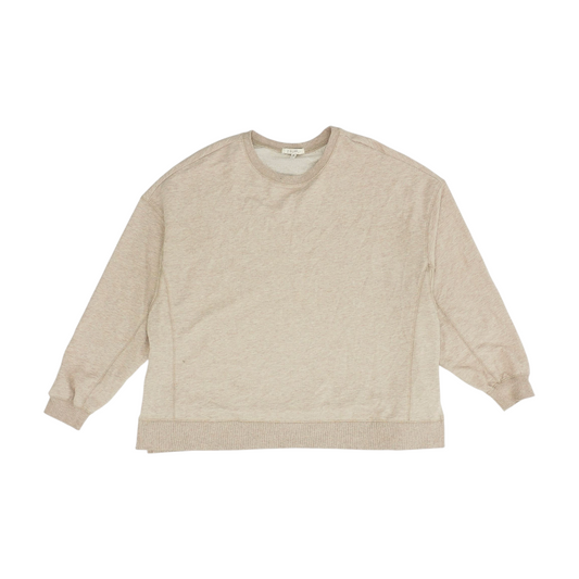 Brown Solid Sweatshirt Pullover