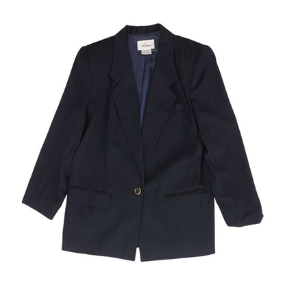 Vintage Navy Solid Blazer